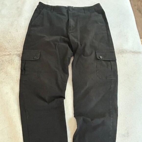 ASOS Design Men's Cargo Pants Black 32x32 - Picture 3 of 7